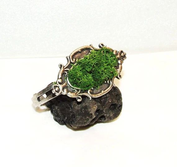 Moss Bracelet - etsy NaturalWoodland
