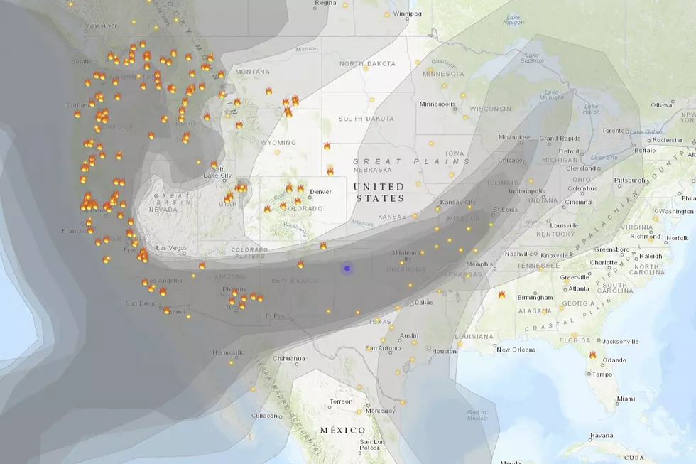 West Coast Wildfire Smoke Affects Our Skies Over Amarillo